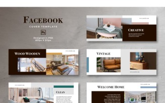 Facebook Cover Wood Wooden Social Media Template