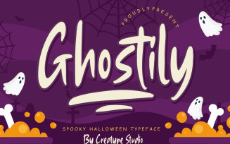 Ghostily Spooky Halloween Typeface Font