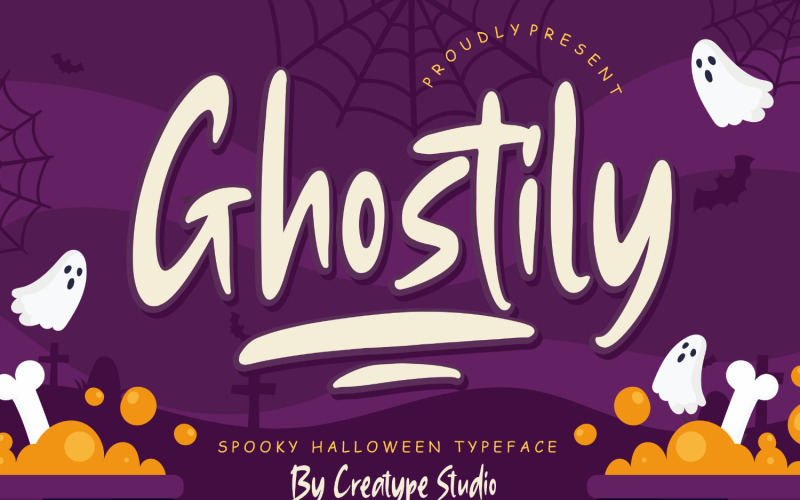 Ghostily Spooky Halloween Typeface Font