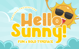 Hello Sunny Fun & Bold Typeface Font