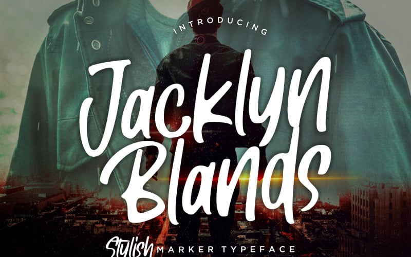 Jacklyn Blands Stylish Marker Typeface Font