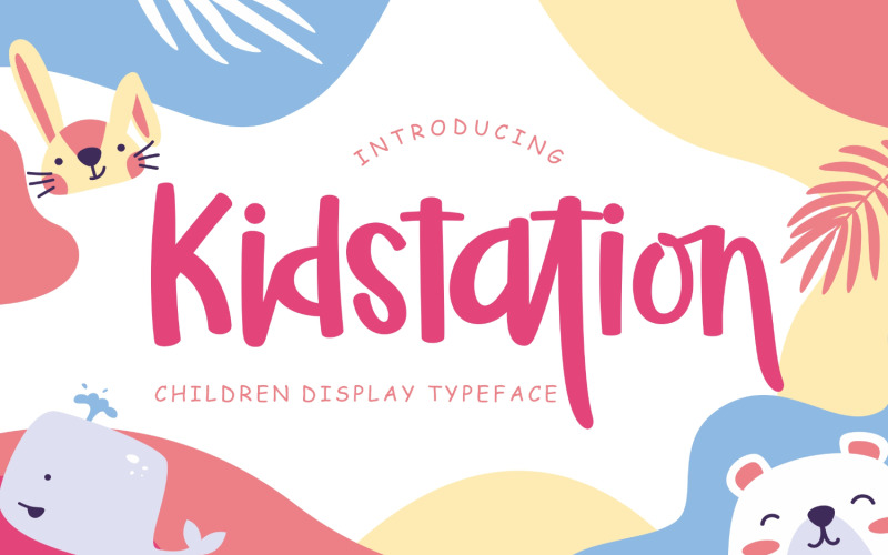 Kidstation Fun Children Display Font