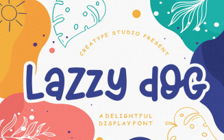 Lazzy Dog Delightful Display Typeface Font