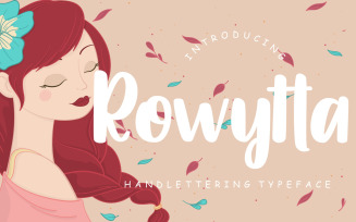 Rowytta Handlettering Typeface Font