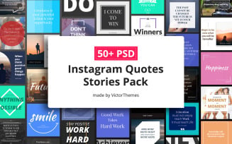 Ultimate Instagram Quotes Stories Social Media Template