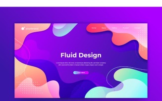 Abstract Fluid Design Background