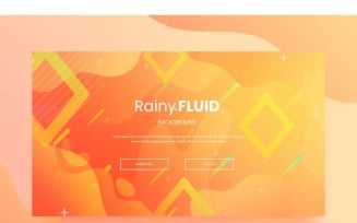 Abstract Rainy Fluid Background