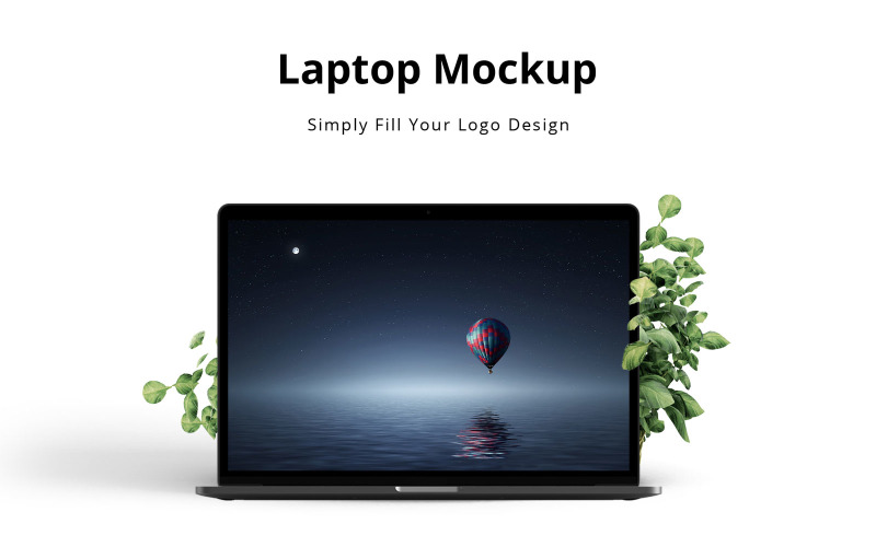 Laptop product mockup Product Mockup