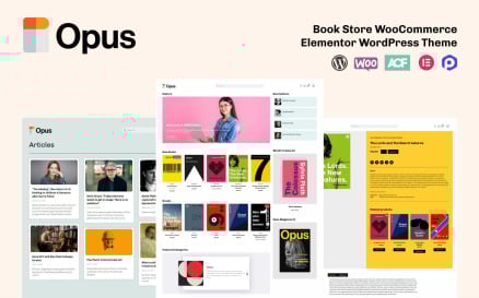 OPUS - Book Store WooCommerce Theme