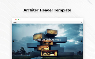 The Architecture Landing Page PSD Template