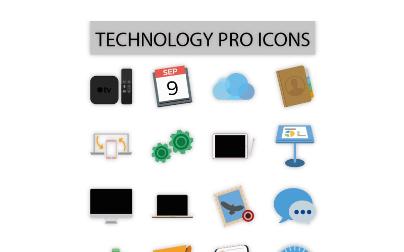 Technology Pro Icon Set