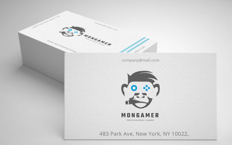 Gamer Monkey Logo Template
