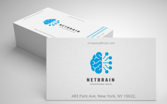 Net Brain Logo Template