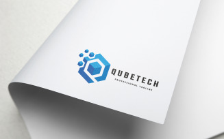 Qube Tech Q Logo Template