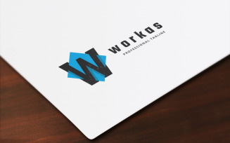 Workas Letter W Logo Template