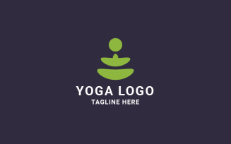 Yoga Nature Logo Template