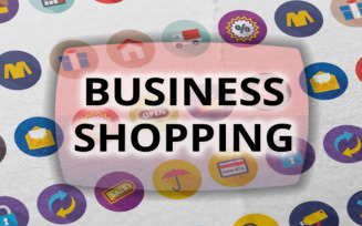 25 Business Shopping Icon Set