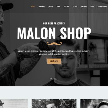 Salon Beauty Website Templates 159022