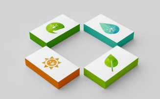 100 Ecology Icons - Corporate Identity Template