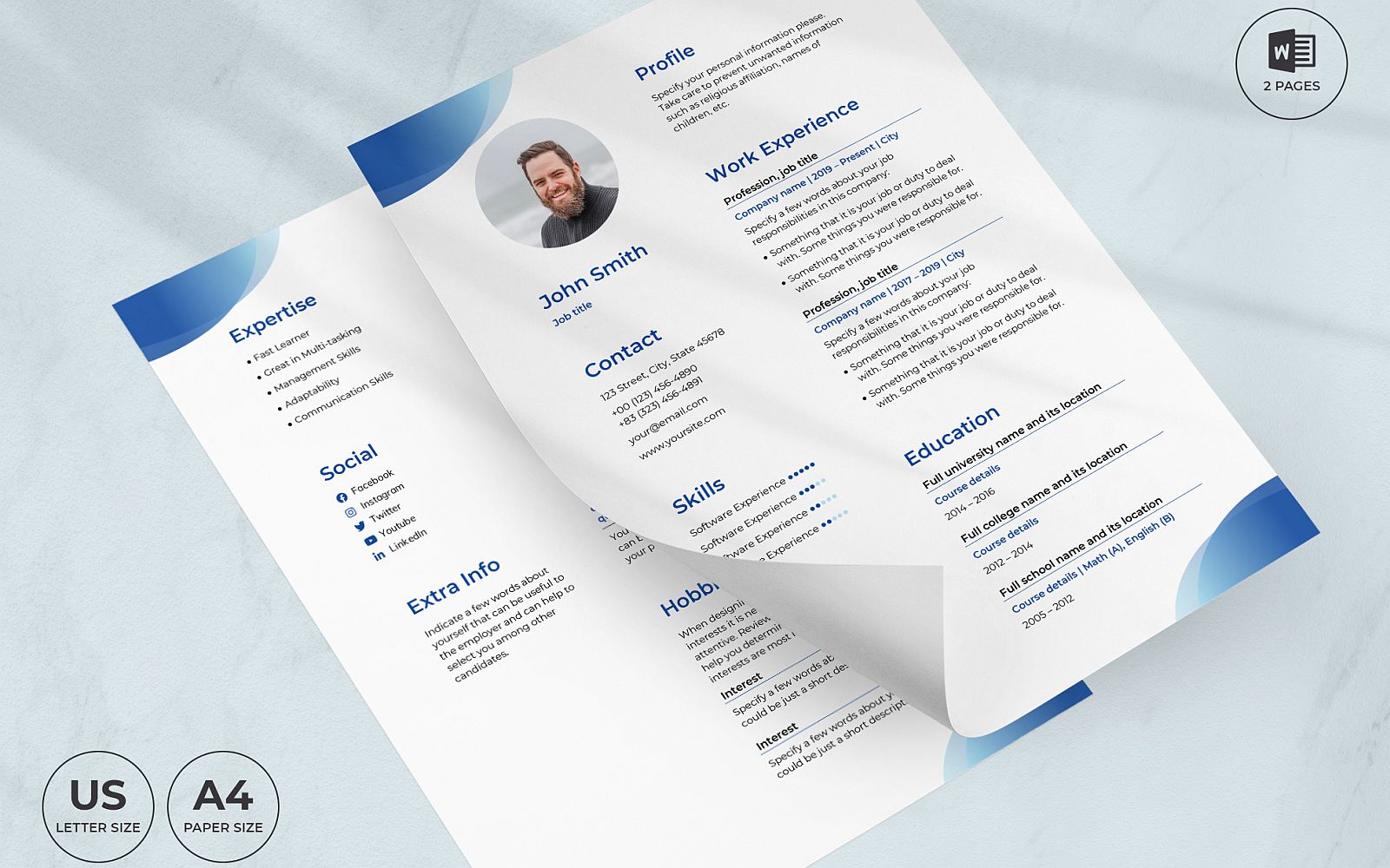 Kit Graphique #159150 Resume Template Divers Modles Web - Logo template Preview