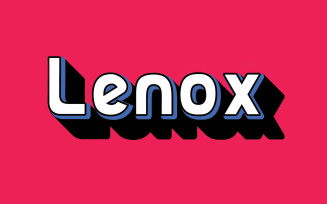 Lenox - Sans-Serif Font