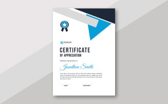 Modern Award Theme Certificate Template