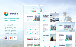 Travelia - Tour and Travel Agency Website Template