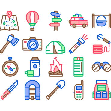 Collection Elements Icon Sets 159530