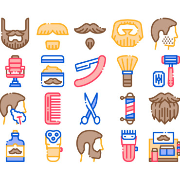 Mustache Collection Icon Sets 159555