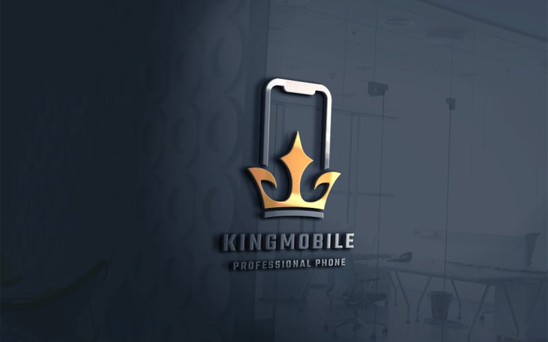 King Mobile Logo Template