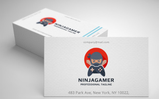 Ninja Gamer Logo Template