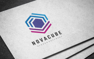 Nova Cube Logo Template