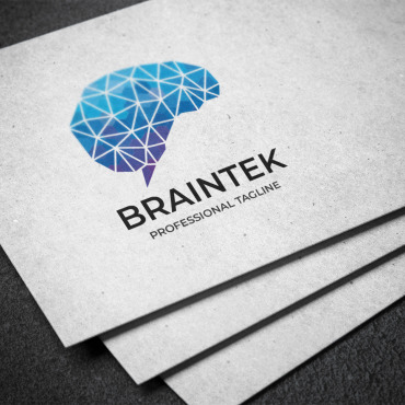 Brain Computer Logo Templates 159829