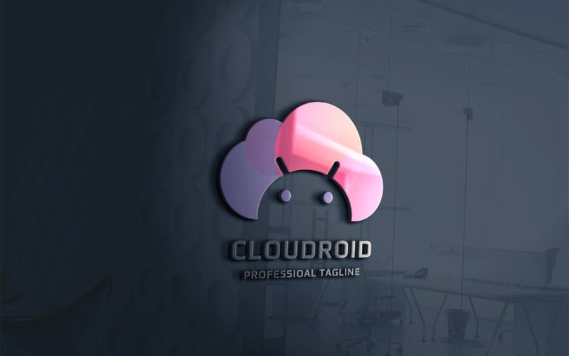 Cloud Android Logo Template