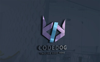 Code Dog Logo Template