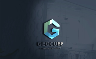 Cubical G Logo Template