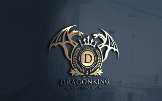 Dragon King Logo Template