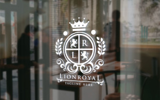 Lion Royal Logo Template