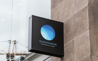Ocean Wave Logo Template