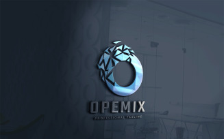 Opemix Letter Logo Template