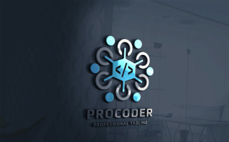 Professional Coder Logo Template