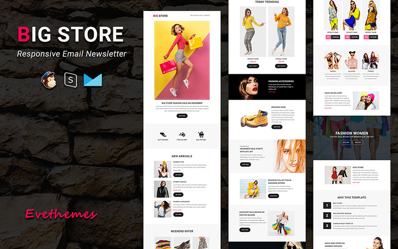 Big Store - Responsive Email Newsletter Template