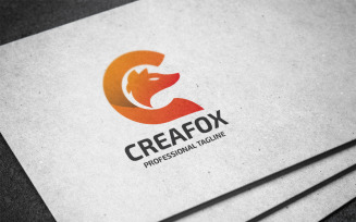 Creative Fox Letter Logo Template