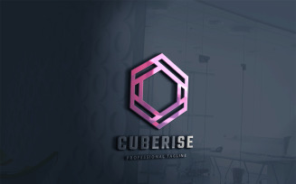 Cube Rise Logo Template