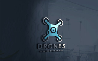 Drone Expert Logo Template