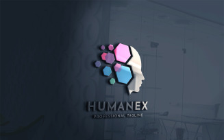Humanex Human Data Logo Template