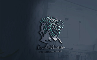 Leader Women Logo Template