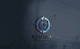Rotativa Circles Logo Template