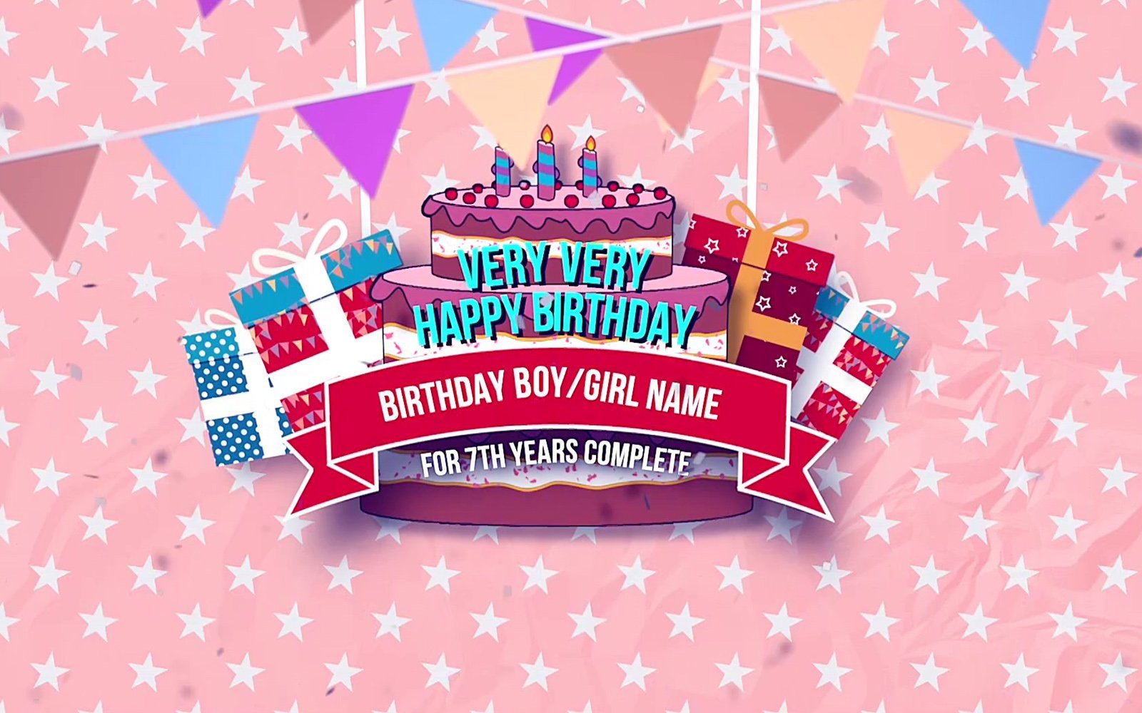 Kit Graphique #160037 Happy Birthday Divers Modles Web - Logo template Preview