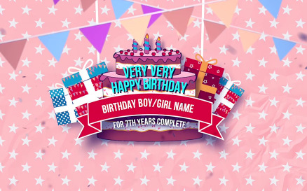 Happy Birthday Slideshow - Final Cut Pro Template